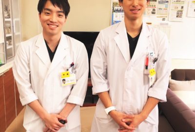 山形大学医学部の学生が臨床実習を行っています